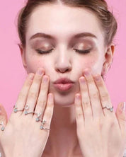 Zirka™ |Offener Zirkonia-Ring mit Initialen