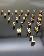 Valla™ | Verspielte Halskette mit pfirsichfarbenem Herz und Initialen