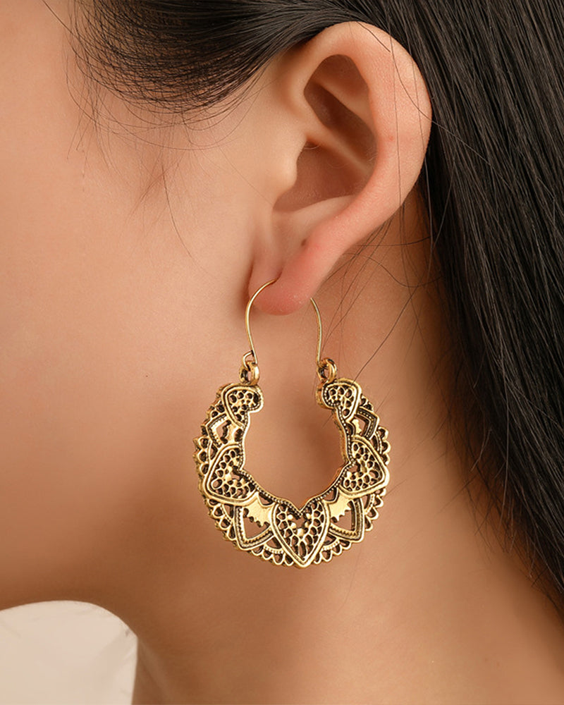 Vinta™ | Überdimensionale hohle Vintage-Ohrringe